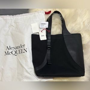 Alexander McQueen Medium Harness Tote Bag in Black